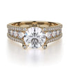 Michael M Strada Diamond Engagement Ring R679S-1.5