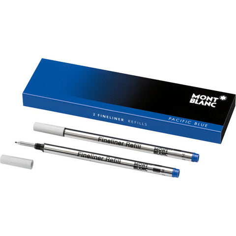 Montblanc 2 Fineliner Pacific Blue Refills B Broad 105171