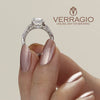 Verragio Cushion Halo Diamond Engagement Ring VENETIAN-5005CU