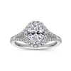 Gabriel & Co. Oval Halo Diamond Engagement Ring ER12769O4W44JJ