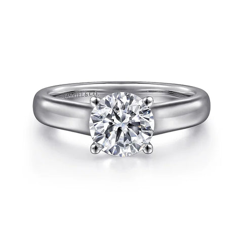 Gabriel & Co. Round Diamond Engagement Ring ER6602W4JJJ
