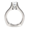 Michael M LOUD 18K White Gold Engagement Ring R754-2
