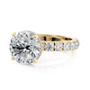 Michael M CROWN 18K Yellow Gold Engagement Ring R793-3
