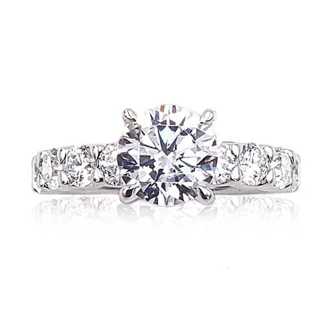 A.JAFFE 18K White Gold Diamond Engagement Ring MECRDD2521H/360