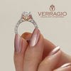 Verragio 18K White & Rose Gold Engagement Ring VENETIAN-5061CU-TT