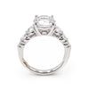 A.JAFFE 18K White Gold Engagement Ring MECRD2905L/426