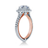Verragio Double Row Halo Diamond Engagement Ring COUTURE-0425R-TT