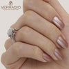 Verragio Two-Tone Floral Setting Diamond Engagement Ring COUTURE-0444-2WR