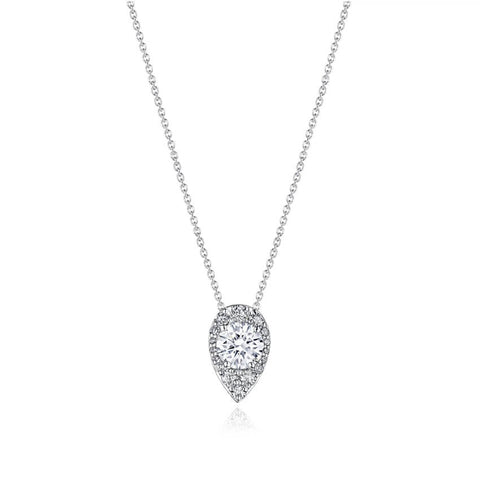 Tacori 17" Pear Bloom Diamond Necklace FP811SRDPS65