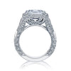 Tacori RoyalT Platinum Emerald Cut Engagement Ring HT2610EC9X7