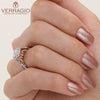 Verragio 14K White & Rose Gold Twisted Diamond Band Engagement Ring INSIGNIA-7086R-TT