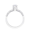 Tacori 14K White Gold Oval Solitaire Engagement Ring P104OV75X55FW
