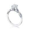 Tacori 14K White Gold Oval Solitaire Engagement Ring P105OV8X6FW