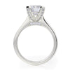 Michael M LOVE 18K White Gold Round Center Engagement Ring R514-1