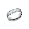Benchmark Comfort-fit Classic 14K White Gold 7MM Men's Wedding Band RECF7702S