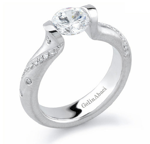 Gelin Abaci Tension Diamond Engagement Ring TR-196A
