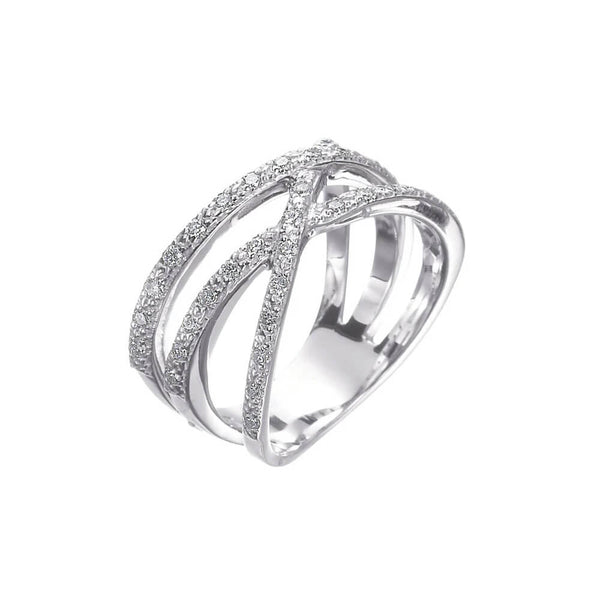 ALOR 18K White Gold Diamond Ring 02-08-1507-11
