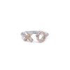 ALOR 14K Yellow Gold Gray Cable Diamond Ring 02-33-2035-XO