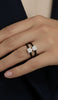 ALOR Roll the Dice Black Cable Diamond Ring 02-52-1254-11