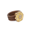 Charriol Celtique 18K Petra Gold & Bronze PVD Ring 02-55-3058-11