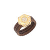 Charriol Celtique 18K Petra Gold & Bronze PVD Ring 02-55-3058-11