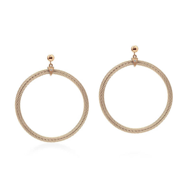 ALOR Drop Circle Earrings 03-26-0018-10