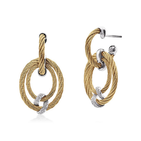 ALOR Wrap Halo Drop Earrings 03-37-2609-11