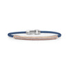 ALOR Blueberry Cable Channel Bar Bracelet 04-24-1906-11