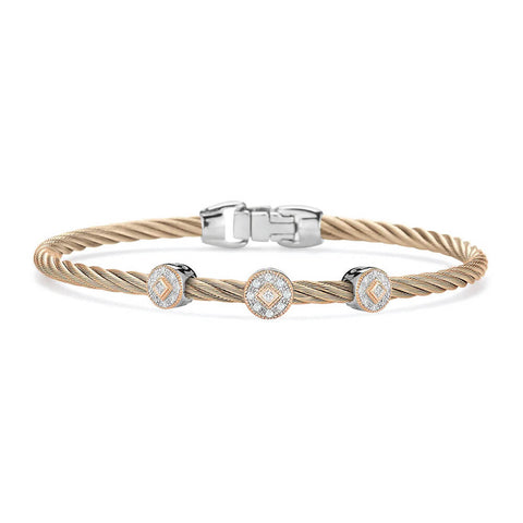 ALOR Triple Round Essential Stackable Bracelet 04-26-S932-11