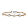 ALOR Triple Round Essential Stackable Bracelet 04-26-S932-11