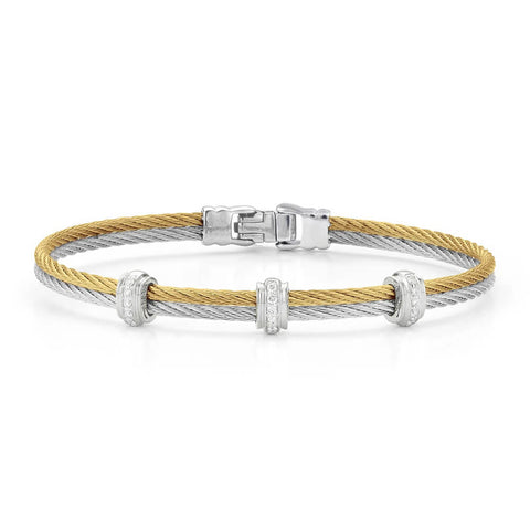 ALOR Fused Triple Station Bracelet 04-34-S037-11