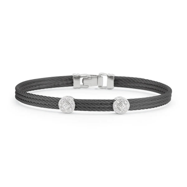 ALOR Double Round Classic Stackable Bracelet 04-52-0822-11