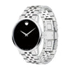 Movado Museum Classic 40MM Black Dial Steel Bracelet Men's Watch 0607199