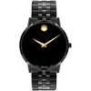 Movado Museum Classic 40mm Black PVD Unisex Watch 0607626