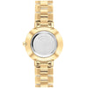 Movado Faceto Yellow Pvd Stainless Steel Diamond Women's Watch 0607644