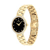 Movado Faceto Yellow Pvd Stainless Steel Diamond Women's Watch 0607644