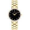 Movado Faceto Yellow Pvd Stainless Steel Diamond Women's Watch 0607644