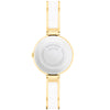 Movado Moda 24mm Ceramic and Yellow Gold PVD Women's Watch 0607715