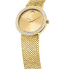 Movado Museum Velura Yellow Gold PVD Women's Watch 0607934