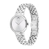 Movado Museum Classic Silver White Dial Stainless Steel Women's Watch 0608004