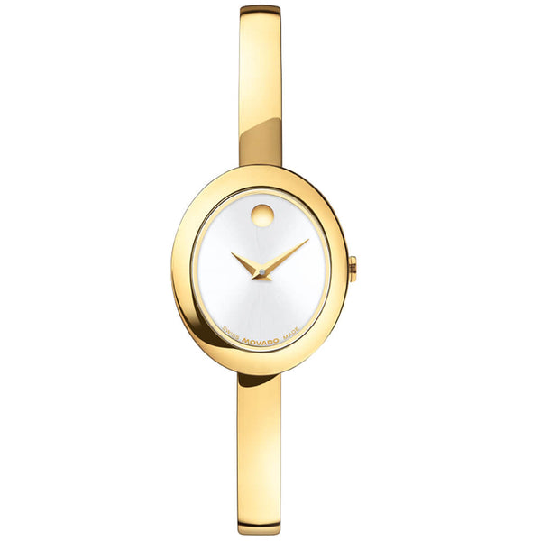 Movado Museum Bangle Yellow Gold PVD Women's Watch 0608072