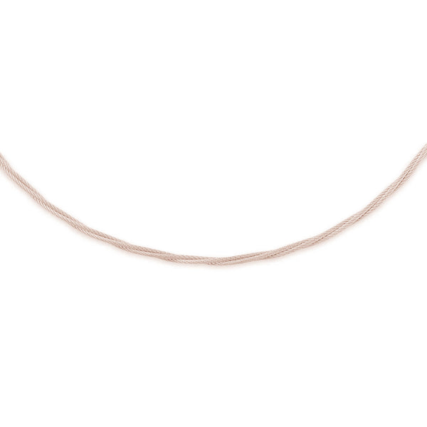 ALOR Classique Twisted Carnation PVD Cable Necklace 08-25-S001-00