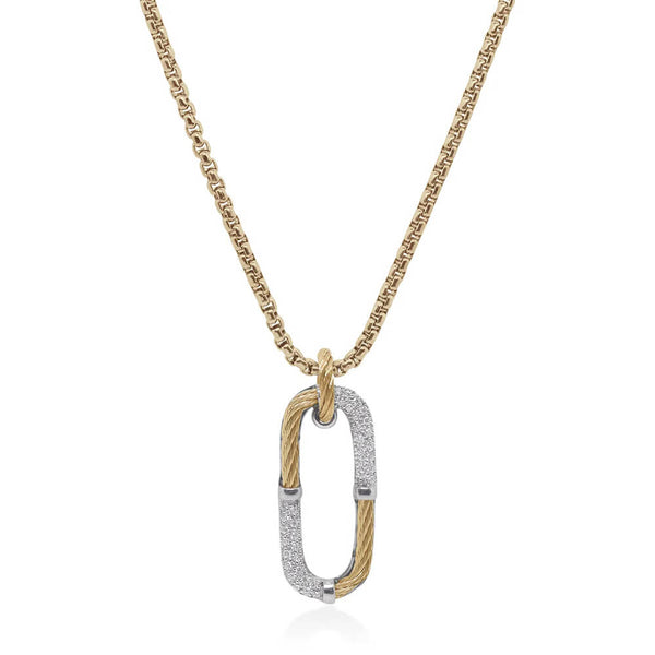 ALOR Cable Clip Pendant Necklace 08-37-0820-11