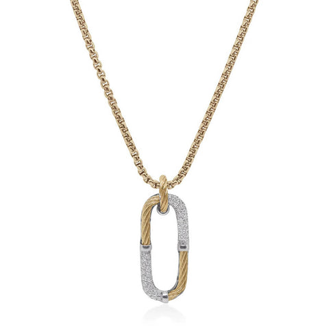 ALOR Cable Clip Pendant Necklace 08-37-0820-11