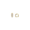14K Yellow Gold Diamond Huggie Earrings, 1.25ct, 5.41g