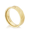 Tacori Geometric Crescent Satin Finish Wedding Band 146-7YS