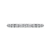 Gabriel & Co. 14K White Gold Single Prong Diamond Anniversary Band AN15747W44JJ