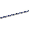 14K White Gold Sapphire Tennis Bracelet 1002572321
