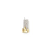 Estate 14K Yellow & White Gold Twin Towers Diamond Ladies Brooch