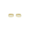 14K Yellow Gold Huggie Hoop Earrings, 2.2g
